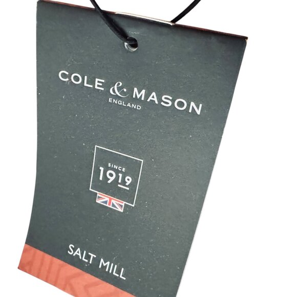 Cole & Mason Hoxton Salt Mill Grinder New Light Wood Manuel Adjustable - Picture 7 of 12